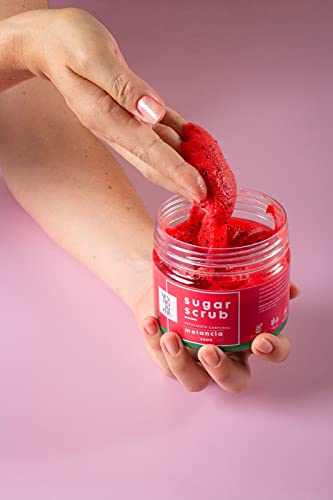 Esfoliante Corporal Sugar Scrub Melancia 500g, Vegano & Natural - Senhora Pele