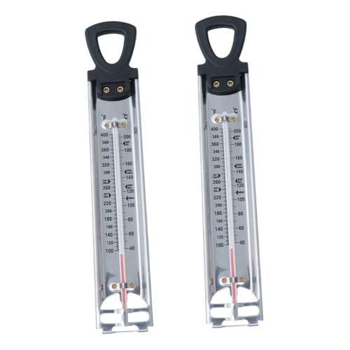 FUNOMOCYA 2pcs Cooking Thermometers Digital Candy Thermometer for Home Easy to Read Fahrenheit and Celsius Wall Hanging Design