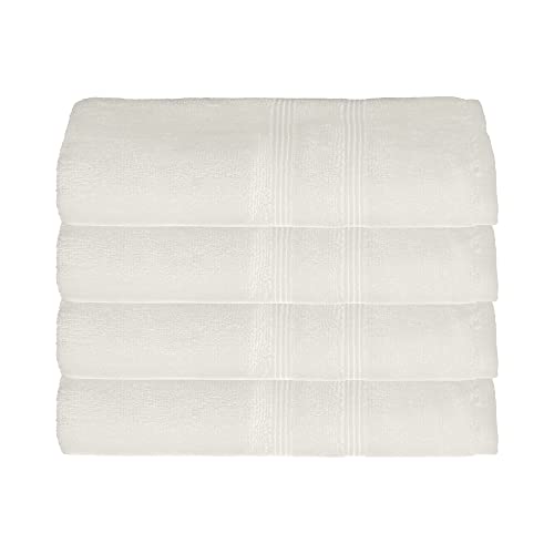 Mosobam 700 GSM Hotel Luxury Bamboo-Cotton, Hand Towels 16X30, Set of 4, White, Turkish Hand Towels Mosobam 700 GSM Hotel Luxury Bamboo-Cotton, Hand Towels 16X30, Set of 4, White, Turkish Hand Towels