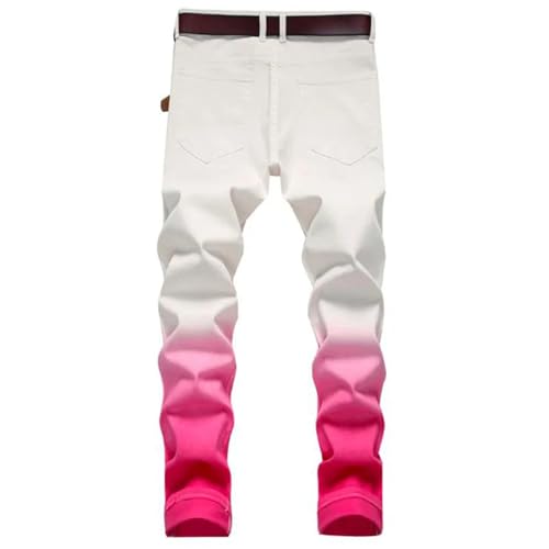 Mens Cotton Jeans Men Elastic Slim Skinny Jeans Casual Hip Hop Denim Pants3