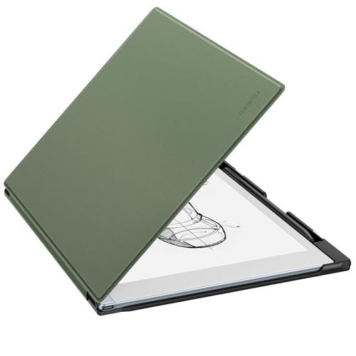 MoKo for Remarkable 2 Case Lightweight and Hard Back Shell Protective Case with Built-in Pen Holder Smart Tablet Cover Folio for Remarkable 2 Tablet 10.3 2020 Release Celadon