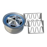 HoshiSaku 1pc Wheel Mask Set Center Side Painted Trans for Acadian 1967-1971 1976-1987 INL11249 901-54790