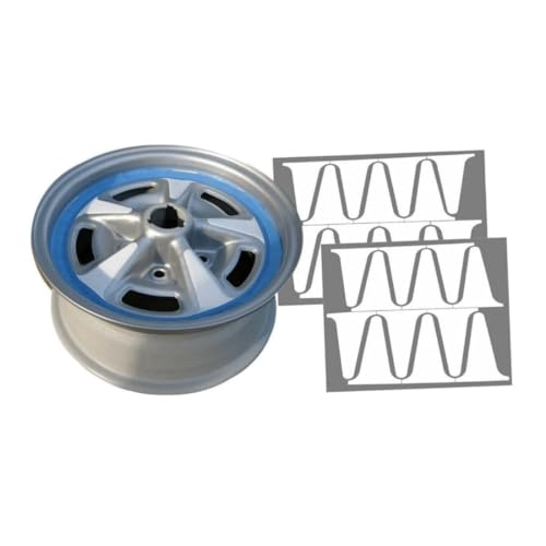 HoshiSaku 1pc Wheel Mask Set Center Side Painted Trans for Acadian 1967-1971 1976-1987 INL11249 901-54790