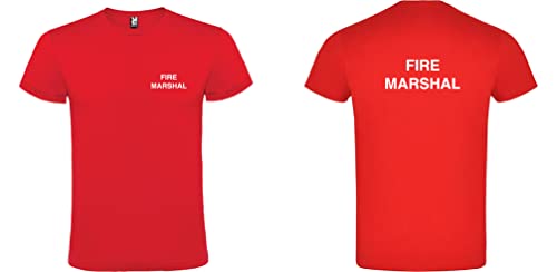 T shirt Fire Marshal V Safety haute visibilité avec bandes réfléchissantes