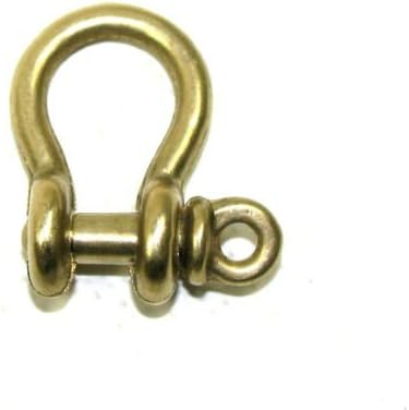 Victory Elite FS0080B Small Brass Bow Shackle 4mm (5/32") Pin Made in Italy 90069-176