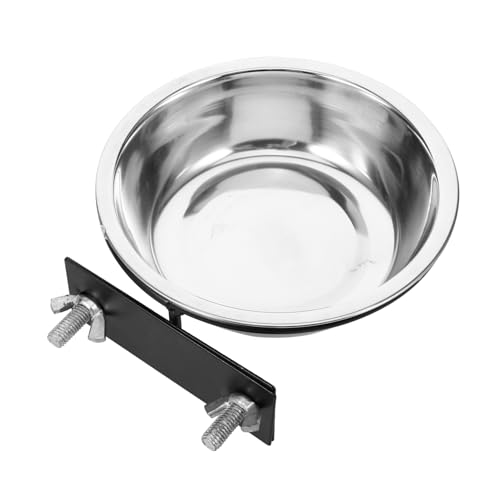 COLLBATH Unique Design Hanging Water Bowl Pet Cage Accessory for Cats Dogs and Birds Easy to