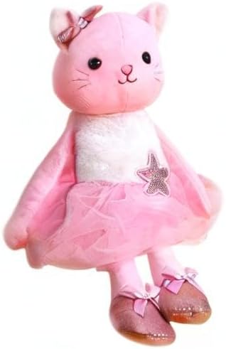 Plush Ballerina Dolls Kitten Cat Stuffed Animals Toys Ballet Dance Recital Gifts for Girls 15.5 Inches (Pink) - Image 4