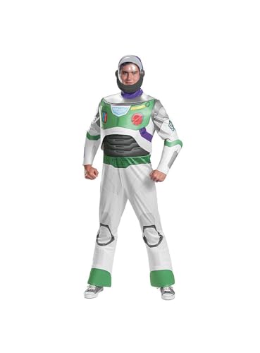 Toy Story Disney Costume Buzz l’Éclair pour Adultes avec Détails Fidèles - Taille XL (42-46) - Licence Officielle du Film Pixar - Déguisement Adulte pour...