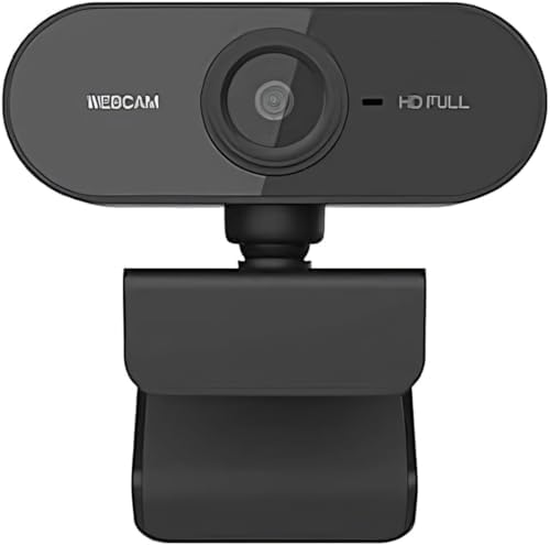 Webcam Full HD 1080p com Microfone Embutido – Câmera USB para Com...
