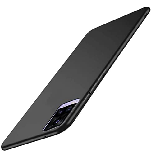 Image of Mobile Back Cover Case for Vivo V20 Pro (Silicone Case|CameraProtection|Black SC1510)