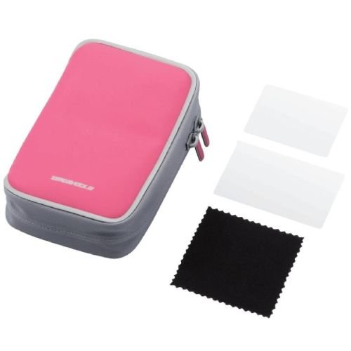 Starter Kit for Nintendo 3DS Case ELECOM zero shock type pink (with cleaning cloth and LCD protective film)