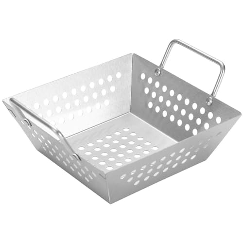 Cestas para Servir Papas Fritas, Cestas para Papas Fritas con Asa, Cesta De Acero Inoxidable para Servir Papas Fritas, Aros De Cebolla Y Alitas De Pollo.