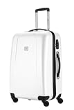 Valise à coque dure aux dimensions: 66 x 45 x 24 cm avec poignées et roues de 71 litres environ