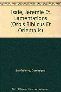 Isaie, Jeremie Et Lamentations [French] 3525536925 Book Cover