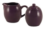 Amsterdam Cream and Sugar Set - Plum