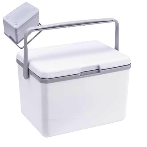 Enfriador para camping | Pequeño enfriador de camping – 5L multifuncional aislado duro con retención de hielo, resistente para