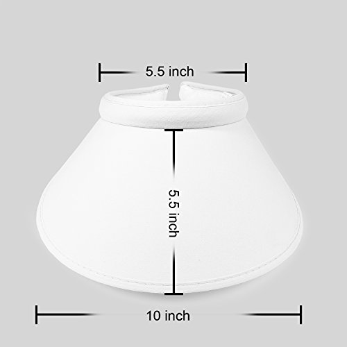 Visera mujer verano protección UV clip playa miniatura 3