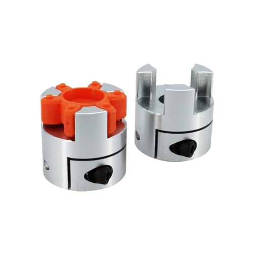 Acoplador de acoplamiento flexible que reduce vibraciones en motores CNC D40L66 de tres mordazas 5