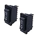 weideer 2Pcs 5 Pin Car Window Switch 12V 20A Control Power Window Lift RV Slide Out Momentary Rocker Switch K-011-JT