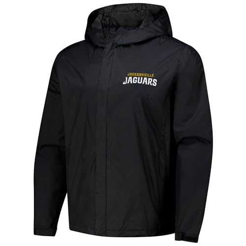Image of Dunbrooke Men's NFL Tropic Waterproof Packable Full-Zip Hoodie Jacket