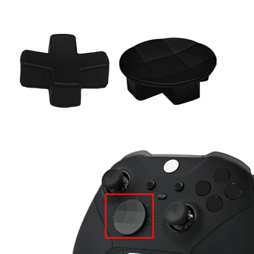 Image of 6 in 1 Metal Paddles for Xbox Elite 2 Controller,Elite Series 2 Controller Accessories for Xbox Elite Controller Series 2 Core,Includes 4 Paddles,2 Dpads(Black)