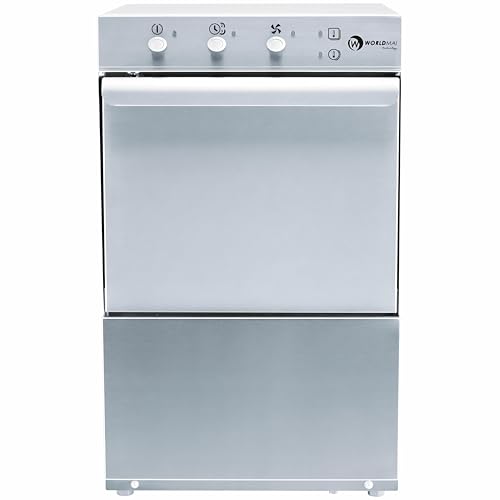 Lave-vaisselle professionnel WORLDMAI 35x35 avec pompe de vidange et pompe de rinçage....