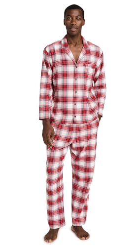 Eberjey Men's Flannel Long PJ Set