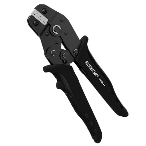 WEICON TOOLS Crimpzange MC4 Zange für Solarstecker 2 5/4 / 6 mm Solar-Crimpzange schwarz