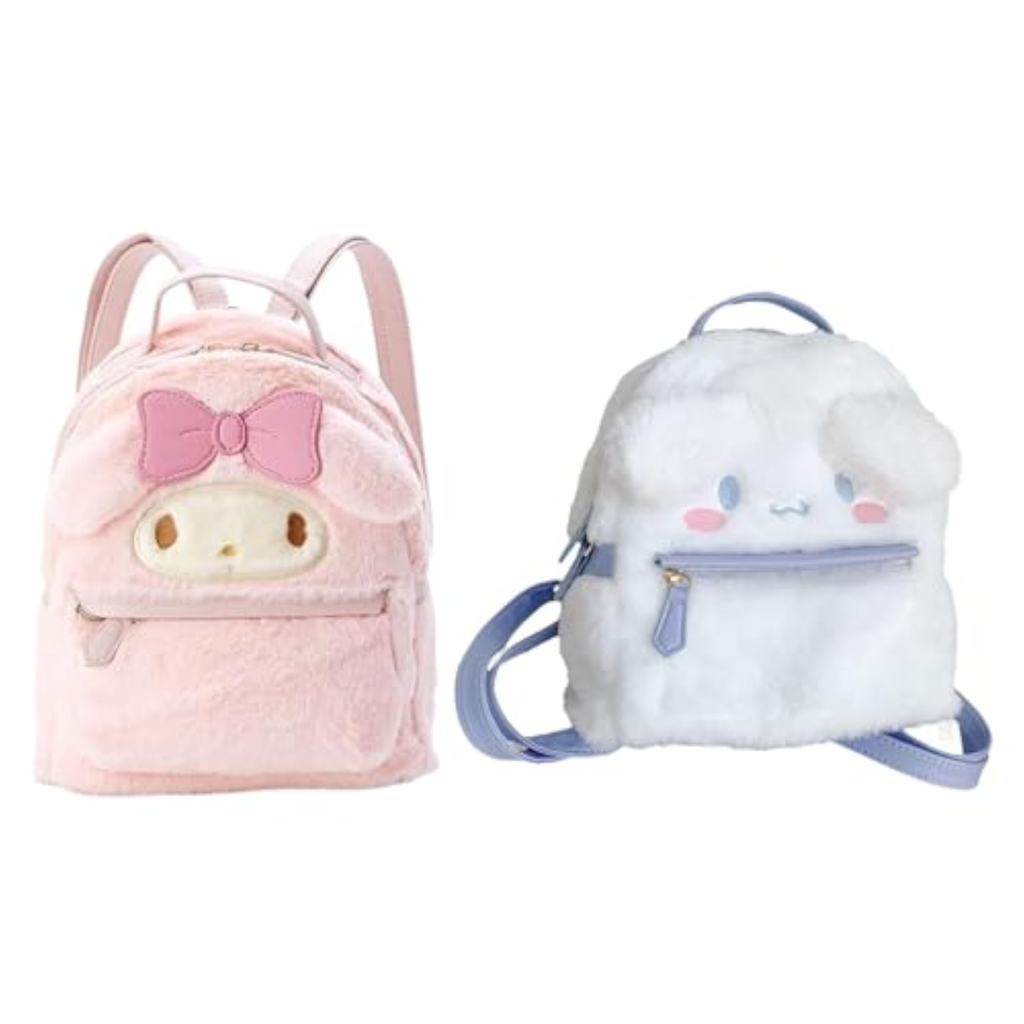 Plush Backpack Soft Compact Cute Book Bag for Students