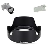 JJC 可逆式 花形 レンズフード Canon EW-83N 互換 キヤノン Canon RF 24-105mm f/4L IS USMレンズ 用 Canon EOS R8 R5 R R6 RPなどに対応 Ф77mm保護フィルター と レンズキャップ 装着可能