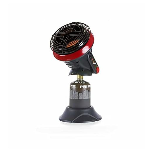 Mr. heater MH4BDF Little Buddy - 1.15 - 2.4 KW - calienta 8m2 - tiempo de funcionamiento 5 horas - calentador portátil - funciona con un cartucho de gas - ideal para acampar o para uso al aire libre