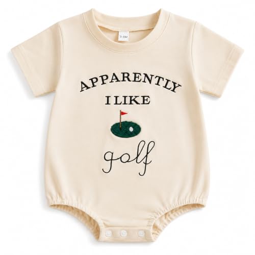 Apparently I Like Golf Baby Bodysuit, 0-3 Months