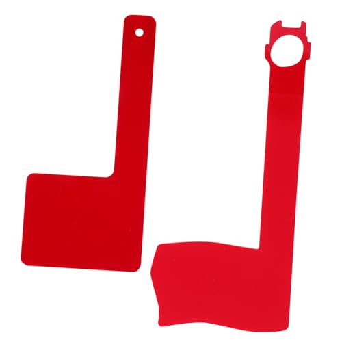 SUPVOX 2piezas Bandera De Buzón Bandera Roja Para Buzón Repuesto Para Bandera Para Buzón De Exterior Accesorio Decorativo Para Montaje Para De