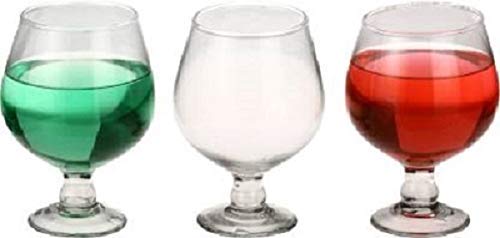 Kri N Sha Classic Brandy Glasses Brandy Glasses Wine Glasses, Ultra-Thin Small Stem Crystal Clear Drink Glass Ideal for White or Red Wine Glasses (Wine Glass, Clear, Set of 2) (2) 4