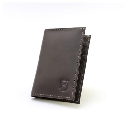 Carteira Porta Cartão Masculina Slim Minimalista Couro Legítimo RFID (Café)