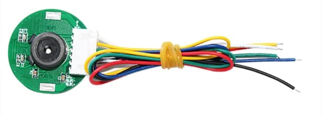 Jxjamp Dual Hall Magnetic Encoder For 545/555 DC Gear Motor DIY Code Disk Speed Measurement Direction Sensor (Color : Encoder)