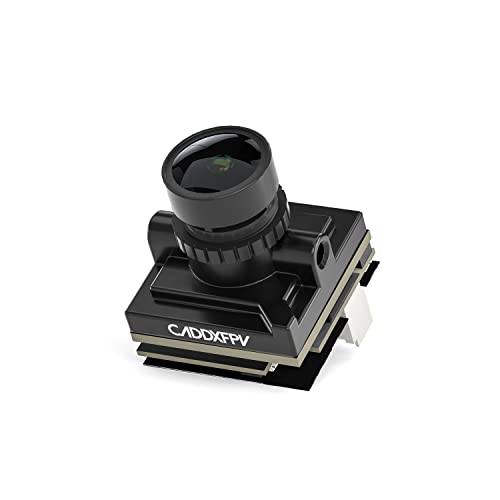 Caddx Baby Ratel 2 FPV Camera,1200TVL 1/1.8'' Cmos165Â° 4:3/16:9 nanometer Size Starlight Low Latency Day and Night Freestyle 3gAnalog Camera Switchable for RC FPV Racing Drone Quadcopter