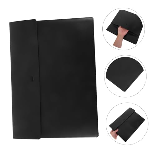 Dossiers plastiques étanches WOONEKY format A4 avec bouton-pression pour documents