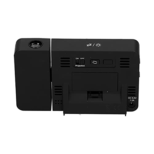 Reloj de proyección para techos oscuros con alarma multifunción y pantalla LCD 6