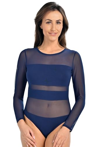 Body haute qualité Teyli avec empiècements transparents et coupe cintrée luxe