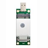 NGFF Mini PCI-E Wireless WWAN to USB 2.0 Riser Adapter Card with SIM Card Slot for 3G/4G/5G LTE Wireless Module Modem Card