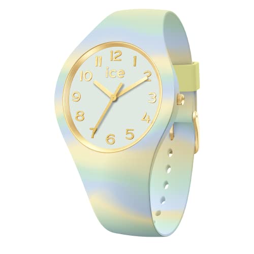 ICE-WATCH - ICE Tie And Dye Fresh Mint - Montre Verte pour Femme avec Bracelet en Silicone - 020949 (Small)
