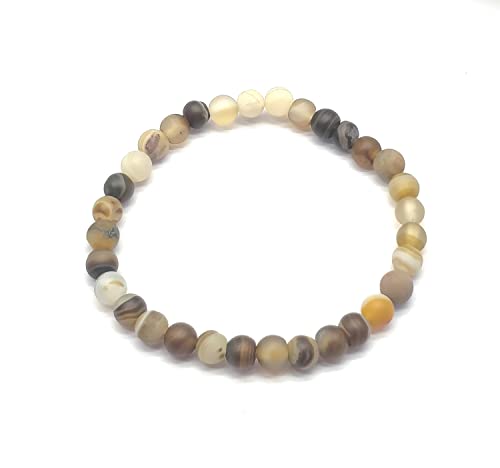 Bracelet de guérison en jade boulder 6mm LKBEADS pour attirer la prospérité