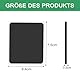 Multifunktion Anti Rutsch Pads, 15 Stück Anti Rutsch Pad Selbstklebend, 75*64CM Schwarz Auto Anti Rutsch Gel Pads, Wiederverwendbar Rückstandsfrei Silikon Gel Pads für Möbelfüße Stuhlbein Tische Sofas