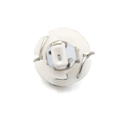 uxcell 12 piezas luz LED T3 roja 12V para tablero auto miniatura 4