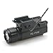 HiLight P10S 500 Lumen Pistol LED Strobe Flashlight with Weaver Quick Release for Glock Series, Sig Sauer, Smith & Wesson, Springfield, Beretta, Ruger, and Heckler & Koch, etc.