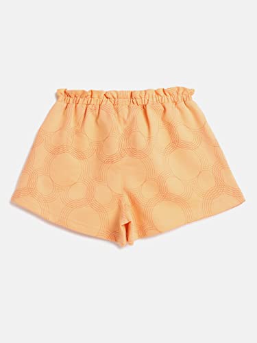 Image of Li'l Tomatoes Girls Cotton Looper Shorts | Summer Casual Wear | Elastic Waist with Drawstring | Soft & Comfortable | 7-16 Years