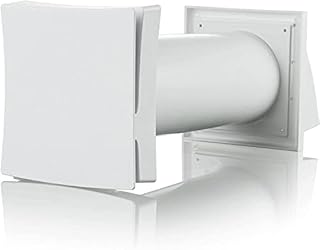Condensation Damp Control Passive Wall Intake Vent Grille Kit with Filter 100mm (4 inch) Duct for Passive Fresh Air Anti Draught