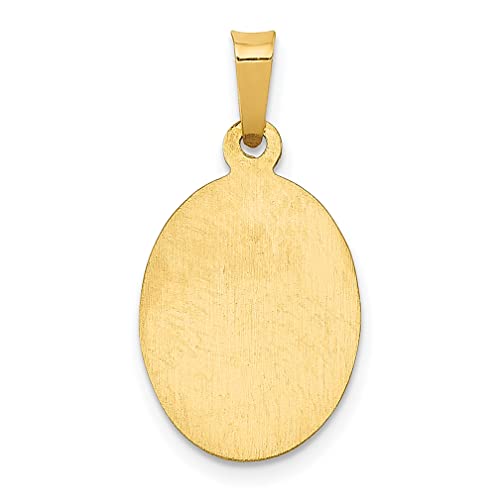 14k Yellow Gold Saint Joseph Medal Necklace Charm Pendant Religious Patron St Fine Jewelry For Women Gifts For Her - Image 5