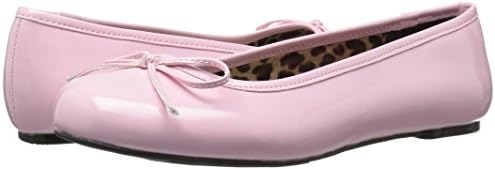 Pleaser Pink Label Women's Anna01/Bp Ballet Flat, B Pink Str Patent, 12 M US | Image 6